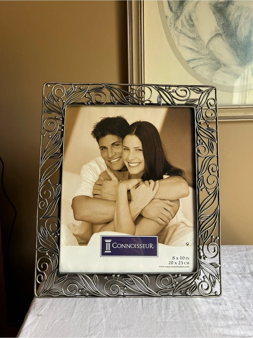 Silver Ornate Metal Photo Frame - Silver